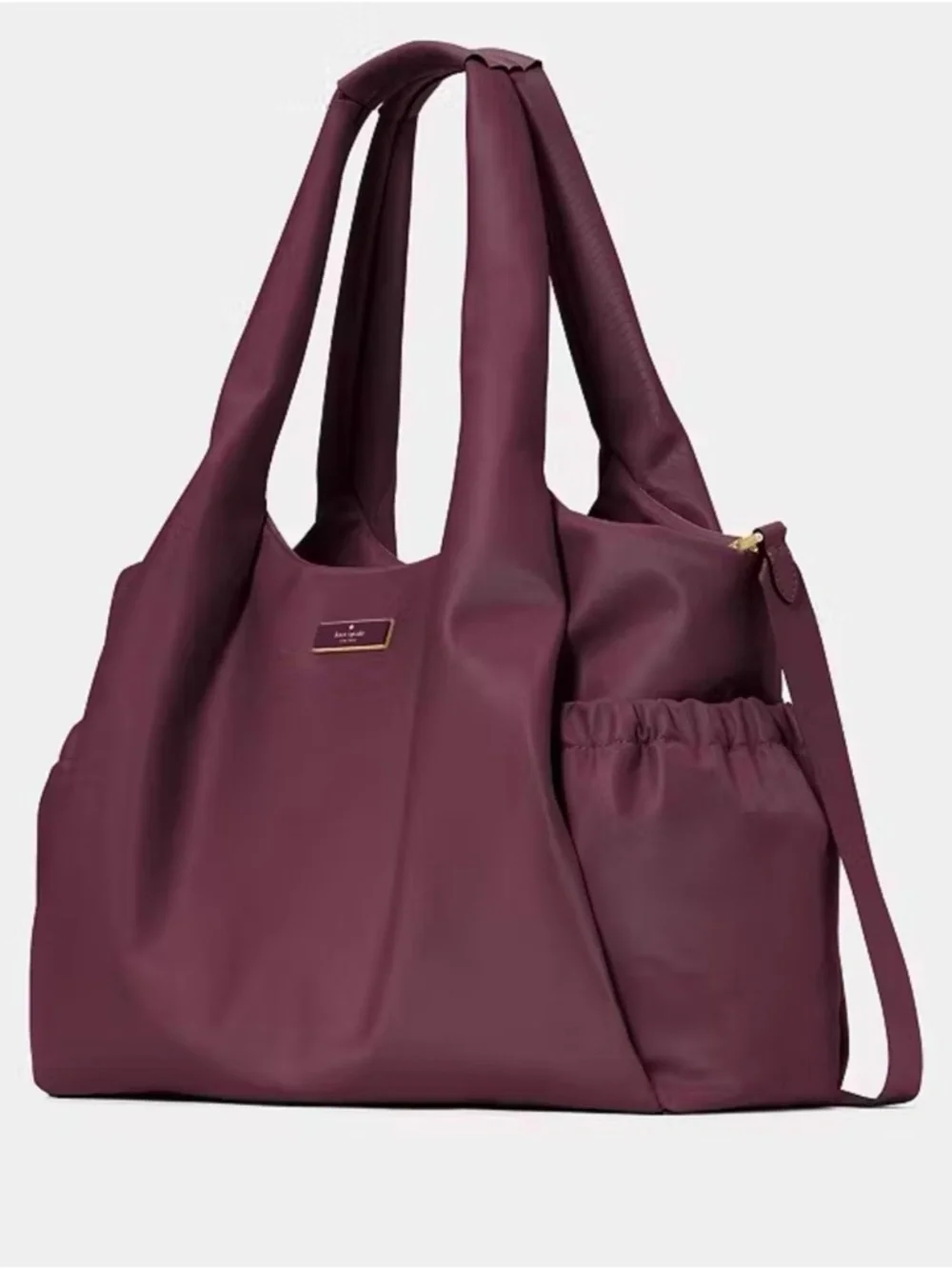 Kate Spade Carter Nylon Large Baby Bag Babybag Deep Cherry